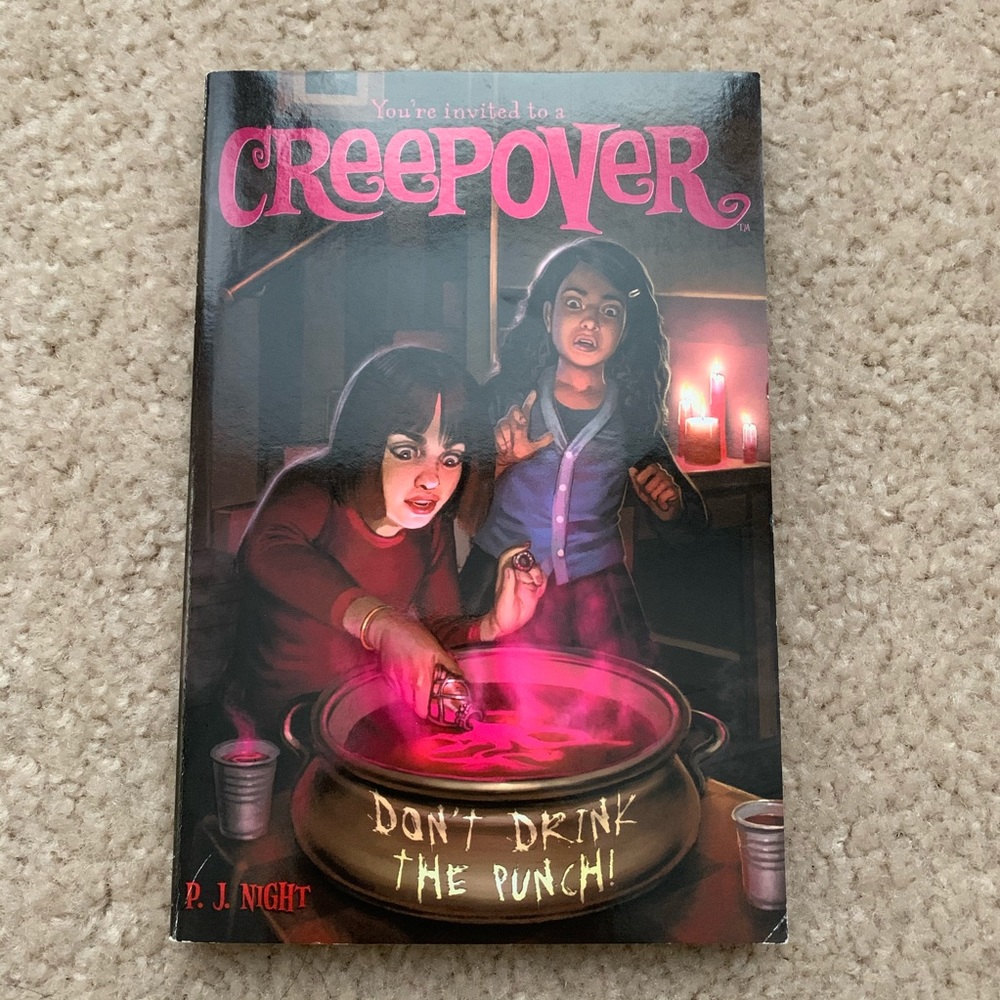Creepover Don’t Drink the Punch Book